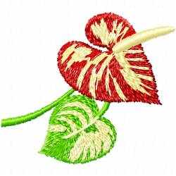 Flowers And Tree Embroidery Design 8